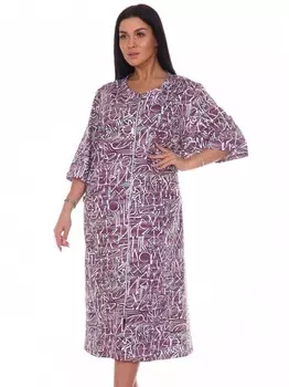Халат трикотажный Росвита (лиловый) рр
