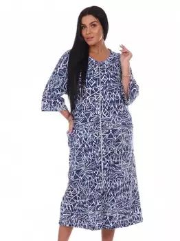 Халат трикотажный Росвита (синий) рр