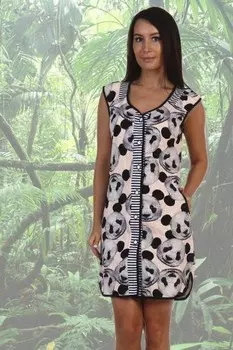 Халат трикотажный Санди (панды) рр