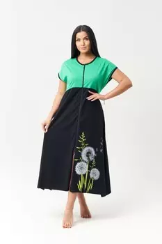 Халат трикотажный Саяна (салатовый)