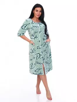 Халат трикотажный Таира (зеленый)