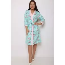 Халат трикотажный Триша (ментоловый)