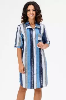 Халат трикотажный Туфелька (голубой)