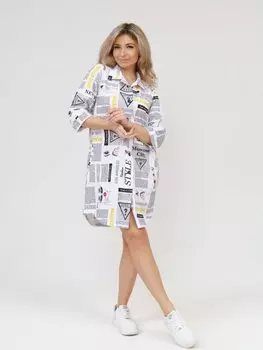 Халат трикотажный Вэнди (белый)