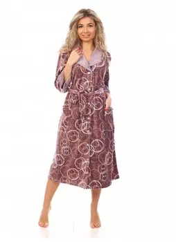 Халат трикотажный Василка (круги)