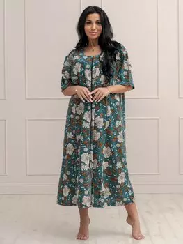 Халат трикотажный Встреча (зеленый)