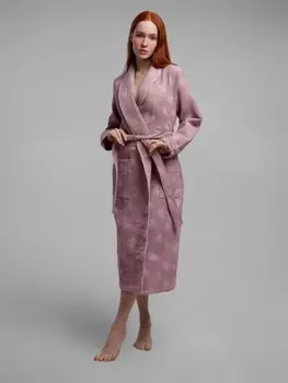Халат вафельный Ким (сухая роза) рр