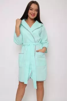 Халат вафельный Викки (ментоловый) рр