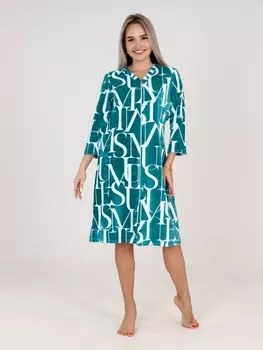 Халат велюровый Агота (изумрудный)