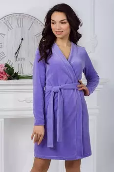 Халат велюровый Алиссия (сиреневый) рр