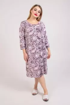 Халат велюровый Бекки (сухая роза)