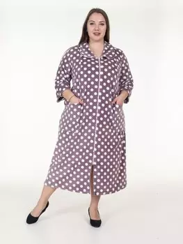 Халат велюровый Бель (коричневый) рр