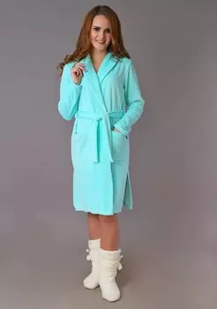 Халат велюровый Беверли (мятный)