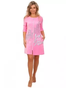 Халат велюровый Дримс (розовый)