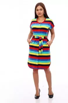 Халат велюровый Эсти (синий)