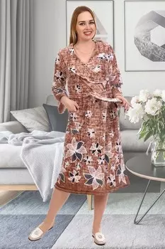 Халат велюровый Лейсан рр