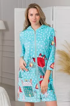 Халат велюровый Лисичка