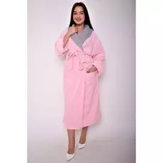 Халат велюровый Мишель (розовый)