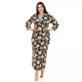 Халат велюровый Паджет (зеленый)