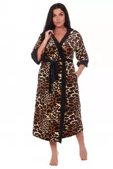 Халат велюровый Пантера