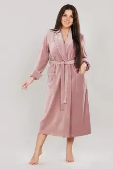 Халат велюровый Пенелоуп (бежевый) рр