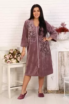 Халат велюровый Силайн рр