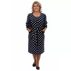 Халат велюровый Ульяна (горох)