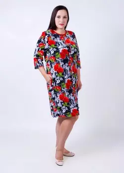 Халат велюровый Велари (красный)