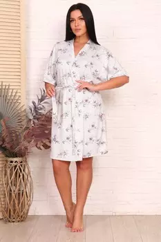 Халат вискозный Айсима (молочный)