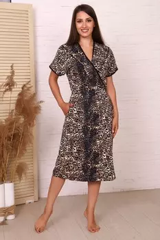 Халат вискозный Леопард