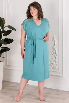 Халат вискозный Мартина (ментоловый)