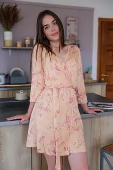 Халат вискозный Вэлла рр