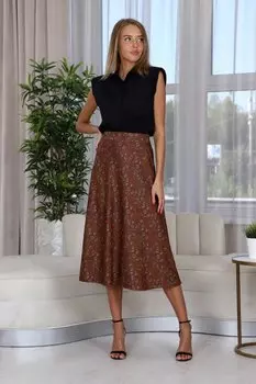 Юбка Вега (коричневая)