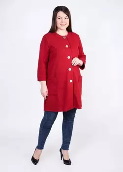 Кардиган акриловый Есения (красный)