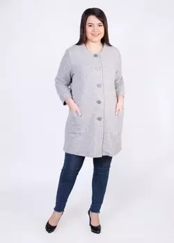 Кардиган акриловый Есения (серый)