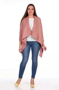 Кардиган акриловый Люси (в ассортименте) рр