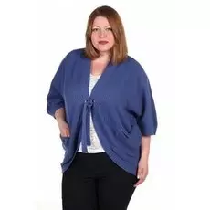 Кардиган акриловый Мария (васильковый)