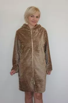 Кардиган из велсофта Джессика (светло-коричневый)