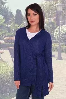 Кардиган трикотажный Агафья (синий)