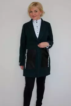 Кардиган трикотажный Роза (зеленый)