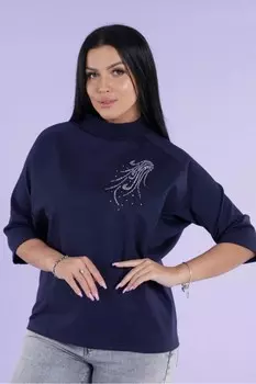 Кофта трикотажная Венла (синяя)