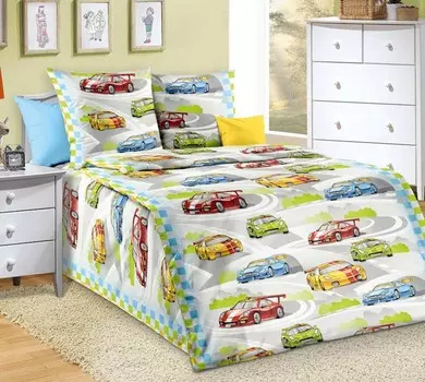 Комплект из бязи 1,5-спальный Гонки