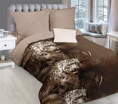 Комплект из бязи 1,5-спальный Король Джунглей