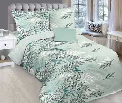 Комплект из бязи 1,5-спальный Олива