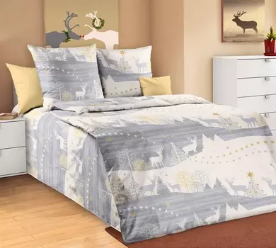 Комплект из бязи 1,5-спальный Северное сияние