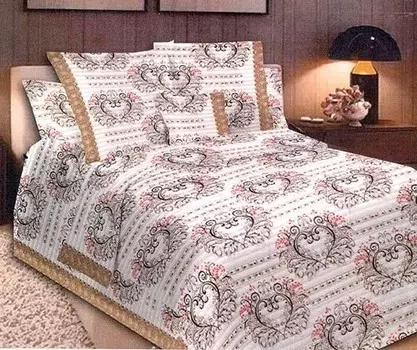 Комплект из бязи 2 сп. европростынь Кардинал