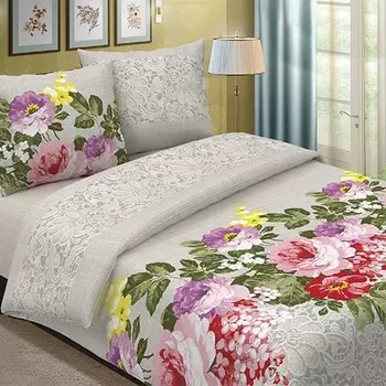 Комплект из бязи 2 сп. европростынь Палитра