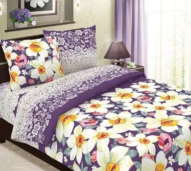 Комплект из бязи 2-спальный Нарциссы зк