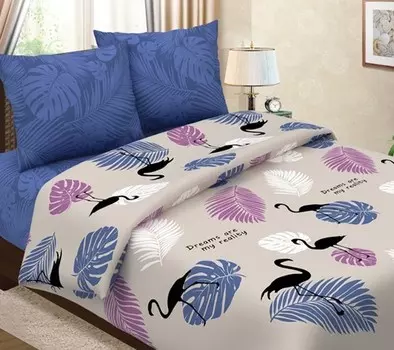 Комплект из бязи 2-спальный Тропикана от