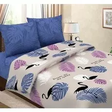 Комплект из бязи 2-спальный Тропиканка
